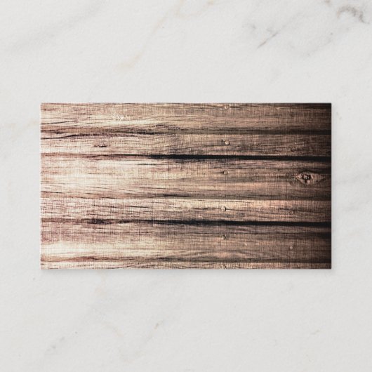 Oud professioneel profiel van houtextracten visitekaartje (Voorkant)