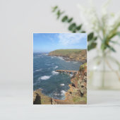 Oud reddingsschip Ramp, Lizard Peninsula, Cornwall Briefkaart (Staand voorkant)