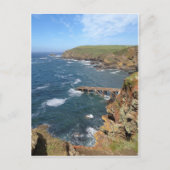 Oud reddingsschip Ramp, Lizard Peninsula, Cornwall Briefkaart (Voorkant)