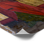 Oud religieus afbeelding poster (Hoek)