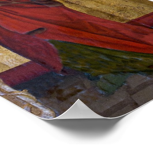 Oud religieus afbeelding poster (Hoek)