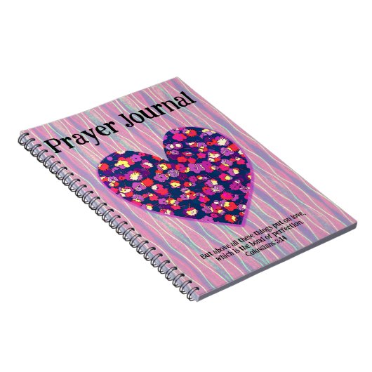 Oud Retro Liefde Hart Kunst Gebed Geloof Dagboek Notitieboek (Rechterzijde)