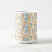 Oud Retro Stijl Achtergrond Patroon Koffiemok (Center)