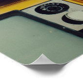 Oud Retro Televisie Leeg scherm Poster (Hoek)