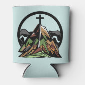 Oud robuust Christelijk kruisje Blikjeskoeler (Voorkant)