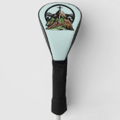 Oud robuust Christelijk kruisje Golfheadcover (Voorkant)