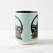 Oud robuust Christelijk kruisje Mok (Midden)