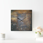 Oud Roest Vierkante Klok (Huis)