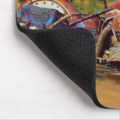 Oud-roestmotorfiet - Kunst Muismat (Hoek)