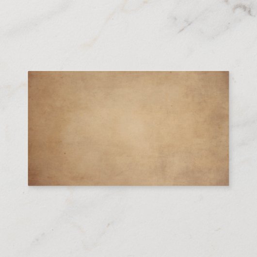 Oud-romantisch oud perkament recept voor de bruid informatiekaartje (Achterkant)