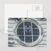 Oud rond raam. briefkaart (Voorkant / Achterkant)