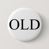 Oud Ronde Button 5,7 Cm (Voorkant)