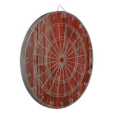 Oud-rood Dartbord (Voorkant Links)