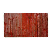 Oud-rood Etiket (Voorkant)