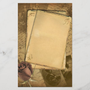oud Roos Briefpapier
