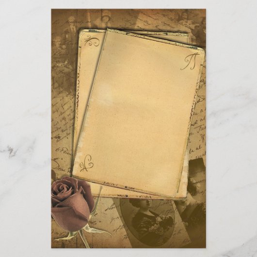  oud Roos Briefpapier (Voorkant)