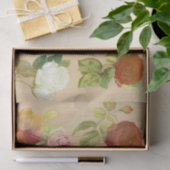 Oud  Roos — Floral print Tissuepapier (Geschenk)