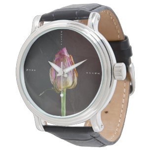 Oud Roos op de late kant Horloge