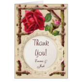  oud roos rustiek Victoriaans Antiek (Voorkant)