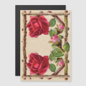 oud roos rustiek Victoriaans Antiek (Voorkant / Achterkant)