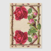  oud roos rustiek Victoriaans Antiek (Voorkant)