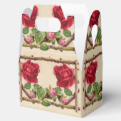 oud roos rustiek Victoriaans Antiek Bedankdoosjes (Geopend)