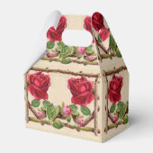 oud roos rustiek Victoriaans Antiek Bedankdoosjes (Voorkant Zijde)