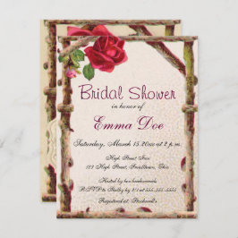  oud roos rustiek Victoriaans Antiek Kaart