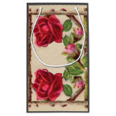 oud roos rustiek Victoriaans Antiek Klein Cadeauzakje (Achterkant)