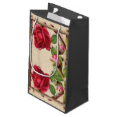 oud roos rustiek Victoriaans Antiek Klein Cadeauzakje (Achterkant Gekanteld)