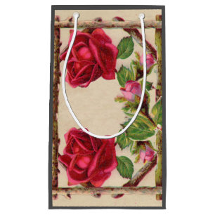 oud roos rustiek Victoriaans Antiek Klein Cadeauzakje