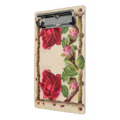 oud roos rustiek Victoriaans Antiek Mini Klembord (Angled2)