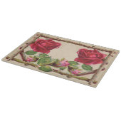  oud roos rustiek Victoriaans Antiek Snijplank (Hoek)