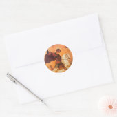 Oud Russisch icoon van St.George Ronde Sticker (Envelop)