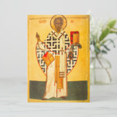Oud Russisch icoon van St.Nicholas (Staand voorkant)