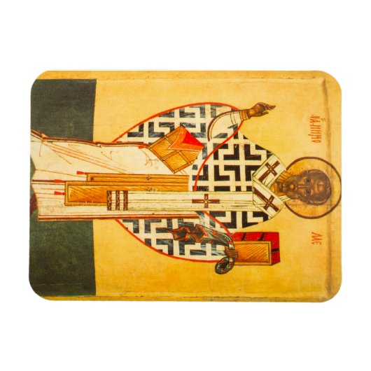 Oud Russisch icoon van St.Nicholas Magneet (Horizontaal)