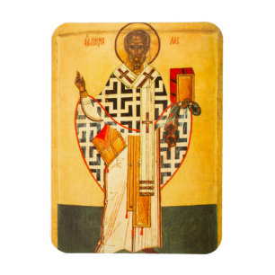 Oud Russisch icoon van St.Nicholas Magneet