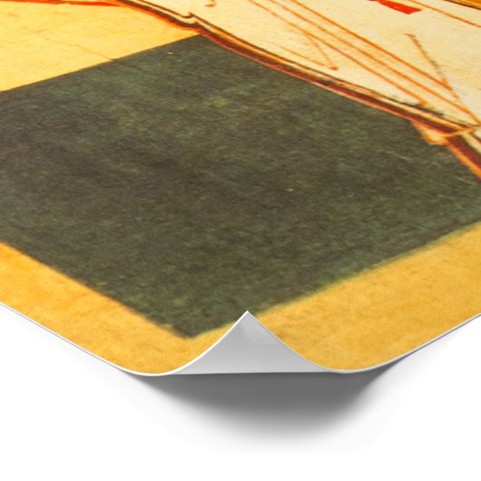 Oud Russisch icoon van St.Nicholas Poster (Hoek)