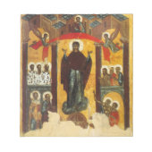 Oud Russisch pictogram De Intercessie Notitieblok (Voorkant)