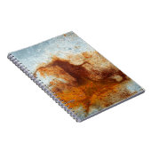 Oud rusten bord, oud zink bord en textuur notitieboek (Rechterzijde)