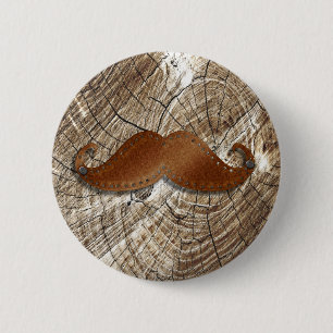 Oud Rusty metaalsnor met kleine gaten rond Ronde Button 5,7 Cm