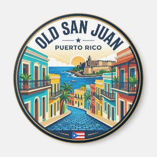 Oud San Juan Puerto Rico Magneet