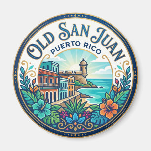 Oud San Juan Puerto Rico Magneet