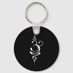 oud Sanskriet-symbool voor adem inspiratie Om Sleutelhanger