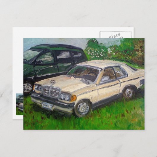 Oud schilderij van Mercedes Briefkaart (Voorkant / Achterkant)