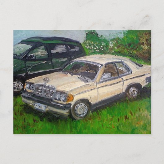 Oud schilderij van Mercedes Briefkaart (Voorkant)