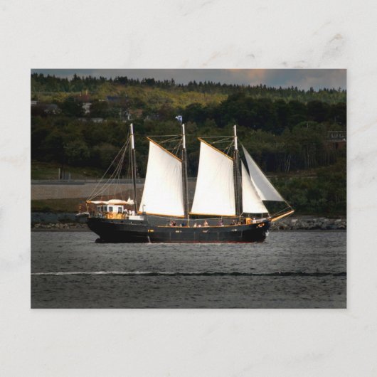 Oud schip briefkaart (Voorkant)
