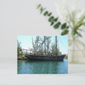 Oud schip briefkaart (Staand voorkant)