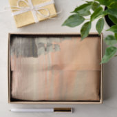 Oud schip door zonsondergang - 3D rendering Tissuepapier (Geschenk)