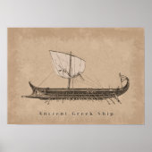 Oud Schip Poster (Voorkant)